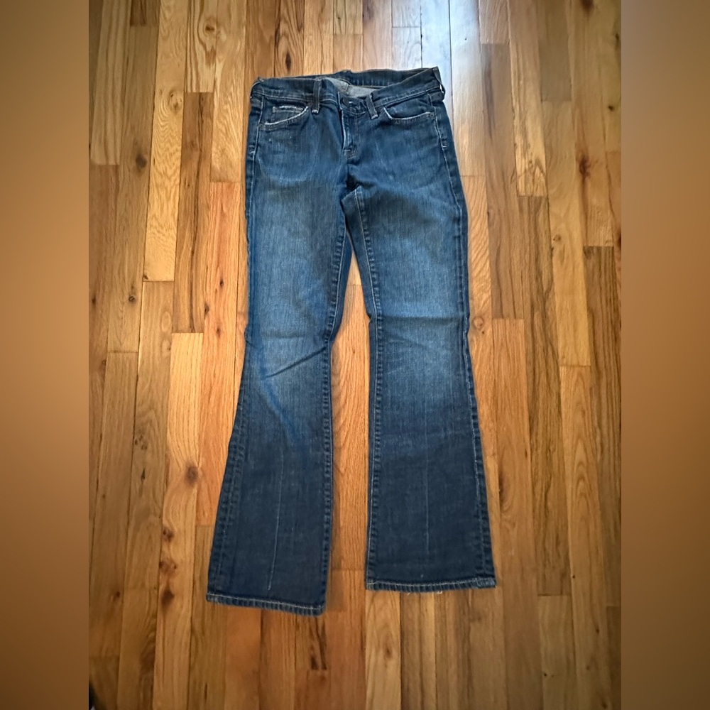 Citizens Of Humanity Blue Flare Jeans Petite
